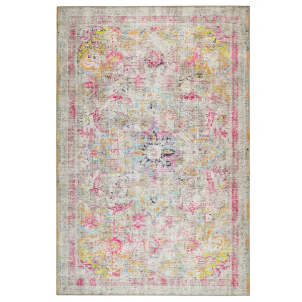 Tapis Lavable Neo Classique Coloré