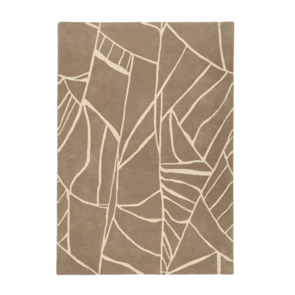 Tapis Moderne Kintsugi Marron