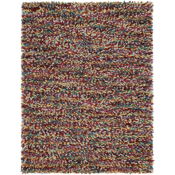 Tapis Salon Shaggy Rocks Terracotta