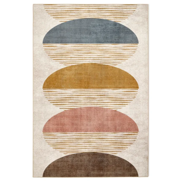 Tapis Salle à Manger Oval Eclipse Coloré