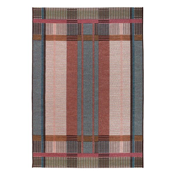 Tapis extérieur Kaël — grand tapis extérieur graphique en polypropylène