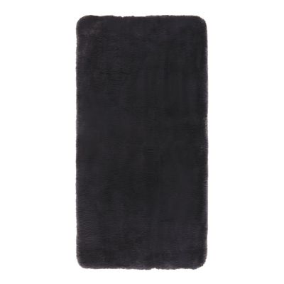 Descente de lit Fourrure Eddy Noir 70x140